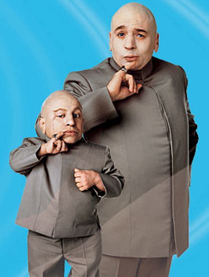 Dr Evil and Mini Me. 2,361 likes · 1 talking about this. Dr Evil: "Mini Me, I love you. You complete me"
